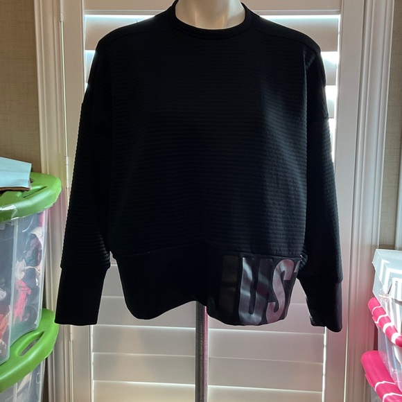 Nike Black Women's Sweatshirt with Logo Detail - Picture 1 of 9